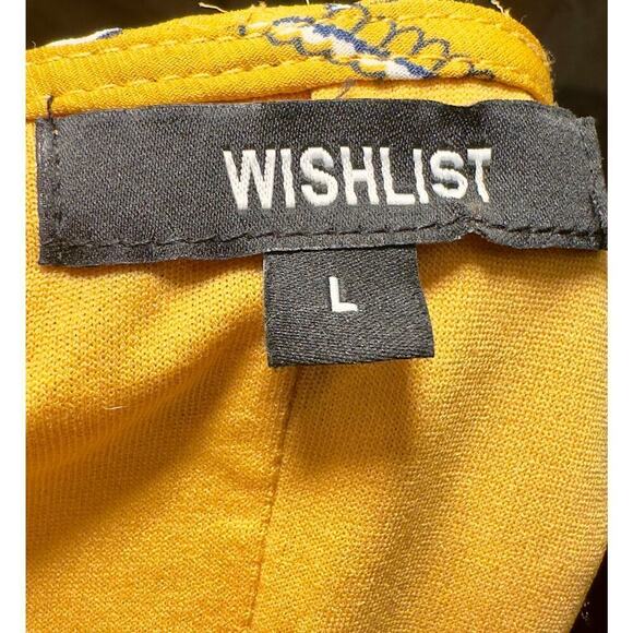 Wishlist Mustard Kimono Maxi Dress - Size L - Picture 7 of 9